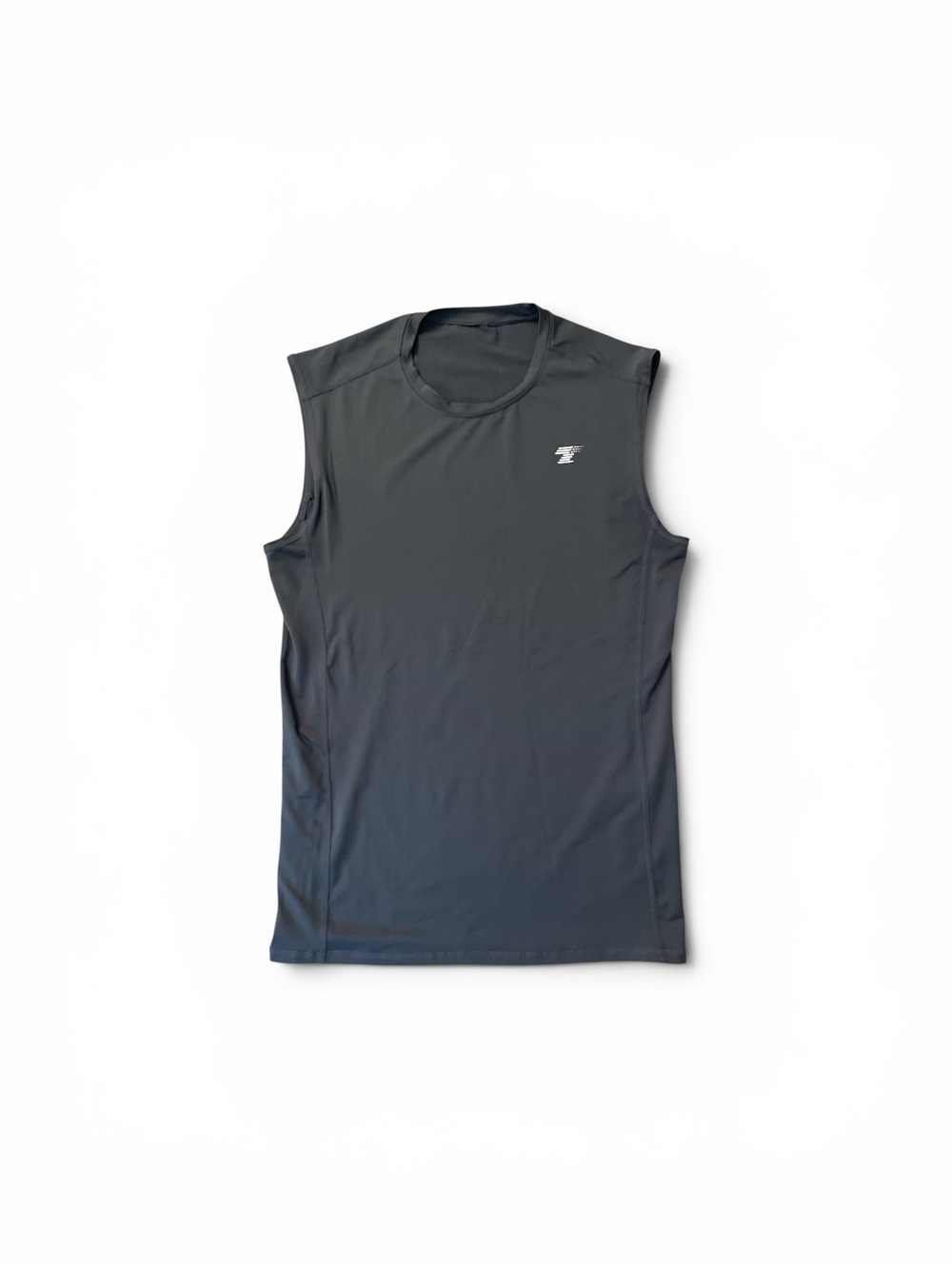 Men’s Grey Sleeveless Althletic Compression Shirt